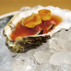 Ostra, bloodymary e higo